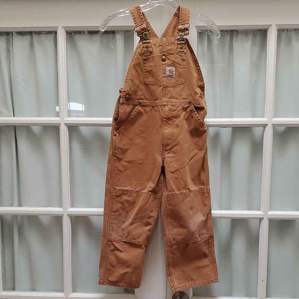 Carhartt Kid's Classic Tan Overalls - Size 6
